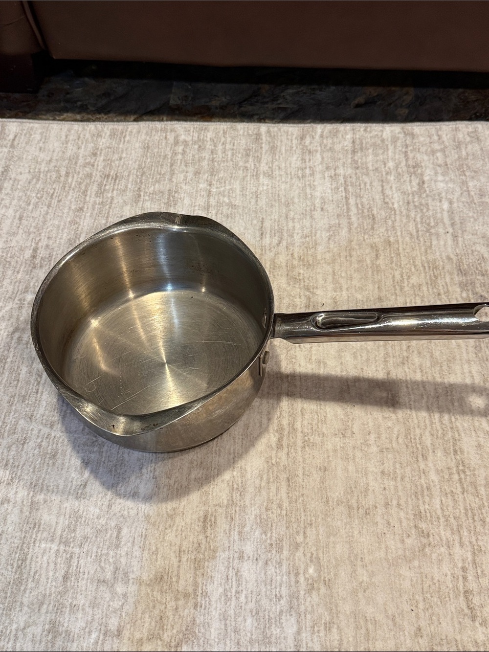 Wearever 2 Qt Stainless Steel Cooking Pot with Double Pour Spouts No Lid